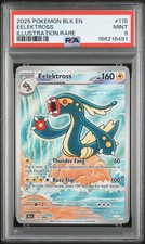 2025 POKEMON BLK EN-BLACK BOLT ILLUSTRATION RARE #115 EELEKTROSS PSA 9 on eBay