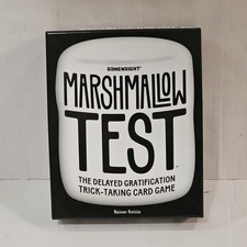 Marshmallow Test Trick-Taking Card Game by Gamewright Reiner Knizia Complete