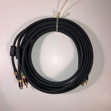 Heavy Duty Gold Connector RCA Audio  S-Video Cable 6ft