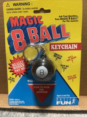 Magic 8 ball tyco industries 1994 Basic Fun Inc LUQUID DRIED UP