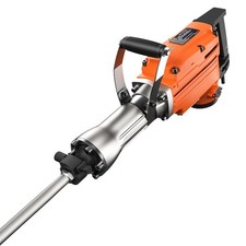 Powerful 2200W Demolition Hammer 1400BPM with 6 Chisels and Glove Kit