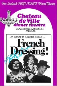 French Dressing Playbill, Female Impersonators, SIGNED, Gay LGBTQ Interest, 1974