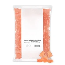 Albanese Confectionery Pink Grapefruit Gummi Bears, 5 Pound Bag