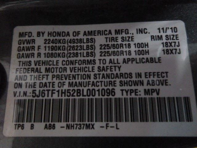 CROSSTOUR 2011 Dash Bezel 1631307 Foto 4 de 4