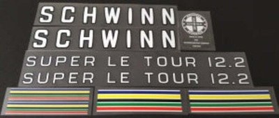 Schwinn Super Le Tour 12.2 Aufkleber Set