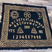 Image of Ouija Board Altar Cloth 24 x 30" NEW Pendulum Dowsing Spirit Witch Board Seance