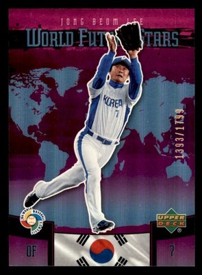 2006 Upper Deck Future Stars - Jong Beom Lee #WBC-18 Purple 1393/1799