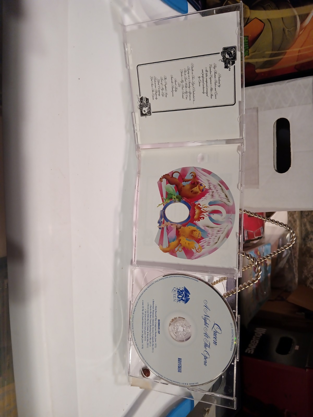 A Night at the Opera [Bonus Tracks] by Queen (CD, Sep-1991, Hollywood ...