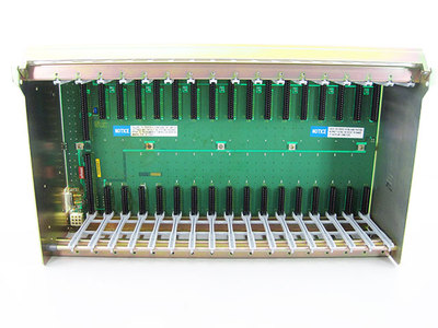 ALLEN BRADLEY 1771-A4B B 16-SLOT I/O CHASSIS RACK & 96246875 A01 PROCESSOR CARD