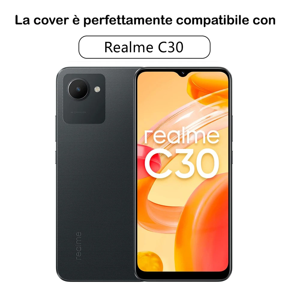 Custodia Cover per Realme C30 in TPU silicone morbido disegno M15 - Immagine 2 di 2