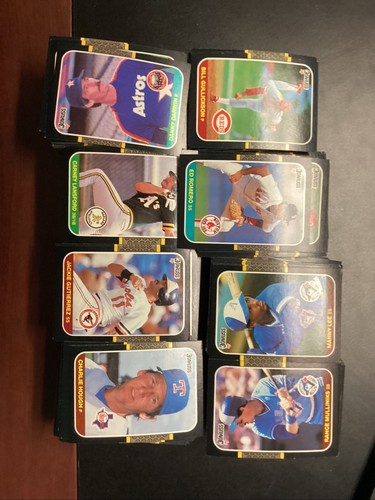 800 Assorted 1987 Donruss MLB Cards