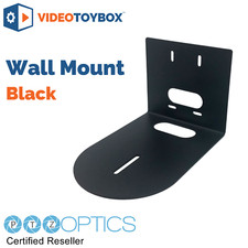 PTZOptics Small Universal Wall Mount - HCM-1-BK - Black