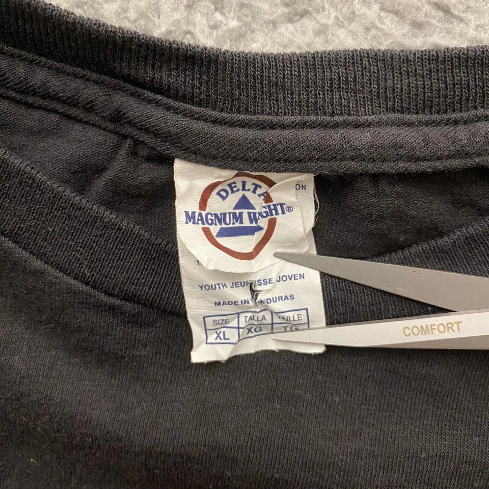 Camisa De Colección Super Mario Nintendo Scarface Niños Jóvenes XL (18-20) Camiseta Negra Foto 4 de 4