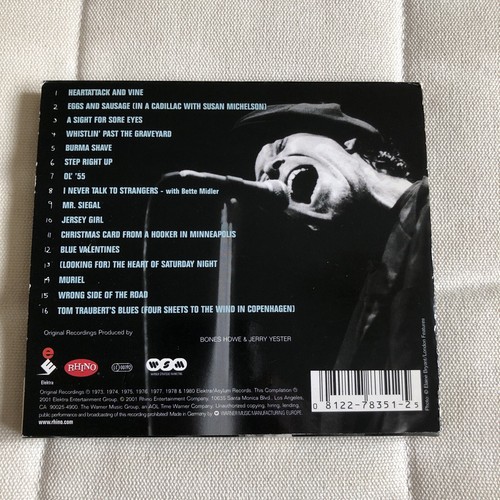 Tom Waits CD Used Songs 1973-1980, Rhino digipak 2002, CD as new, sleeve Ex - Picture 2 of 4