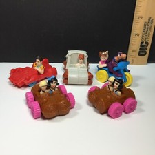 Vintage 1993 Flintstones McDonald's Happy Meal Toy Lot Fred Wilma Pebbles, Etc.