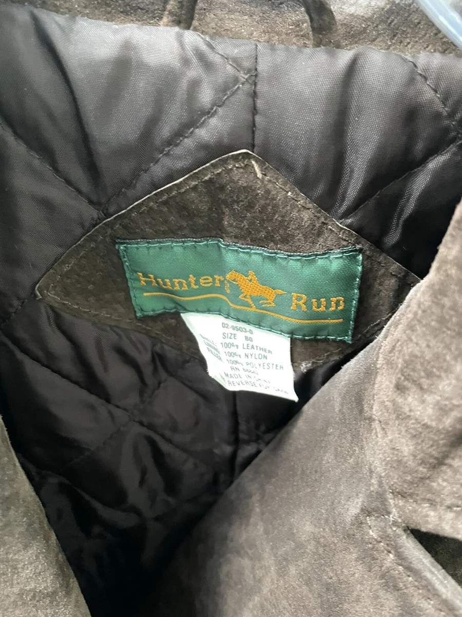 Hunters run store leather jacket