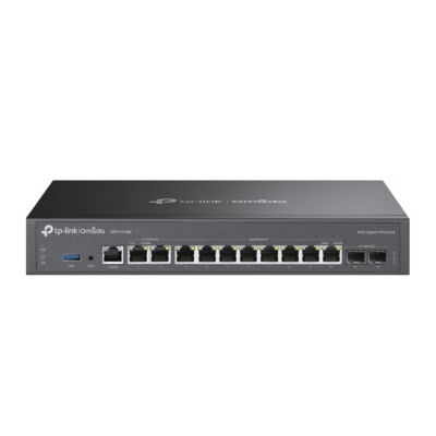 TP-Link ER7412-M2 | Omada 12-Port Multi-Gigabit VPN Router | 10* 1GE | 2* 2.5GE