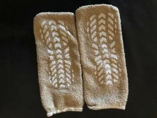 Terry Treads® Safety Slipper Socks (Pillow Paws) Non-Slip Hospital Socks Large 