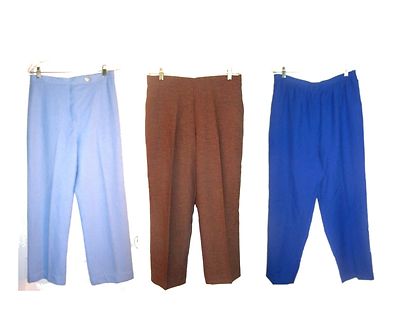Alfred Dunner Polyester Pants Sizes 12 18 including Petite