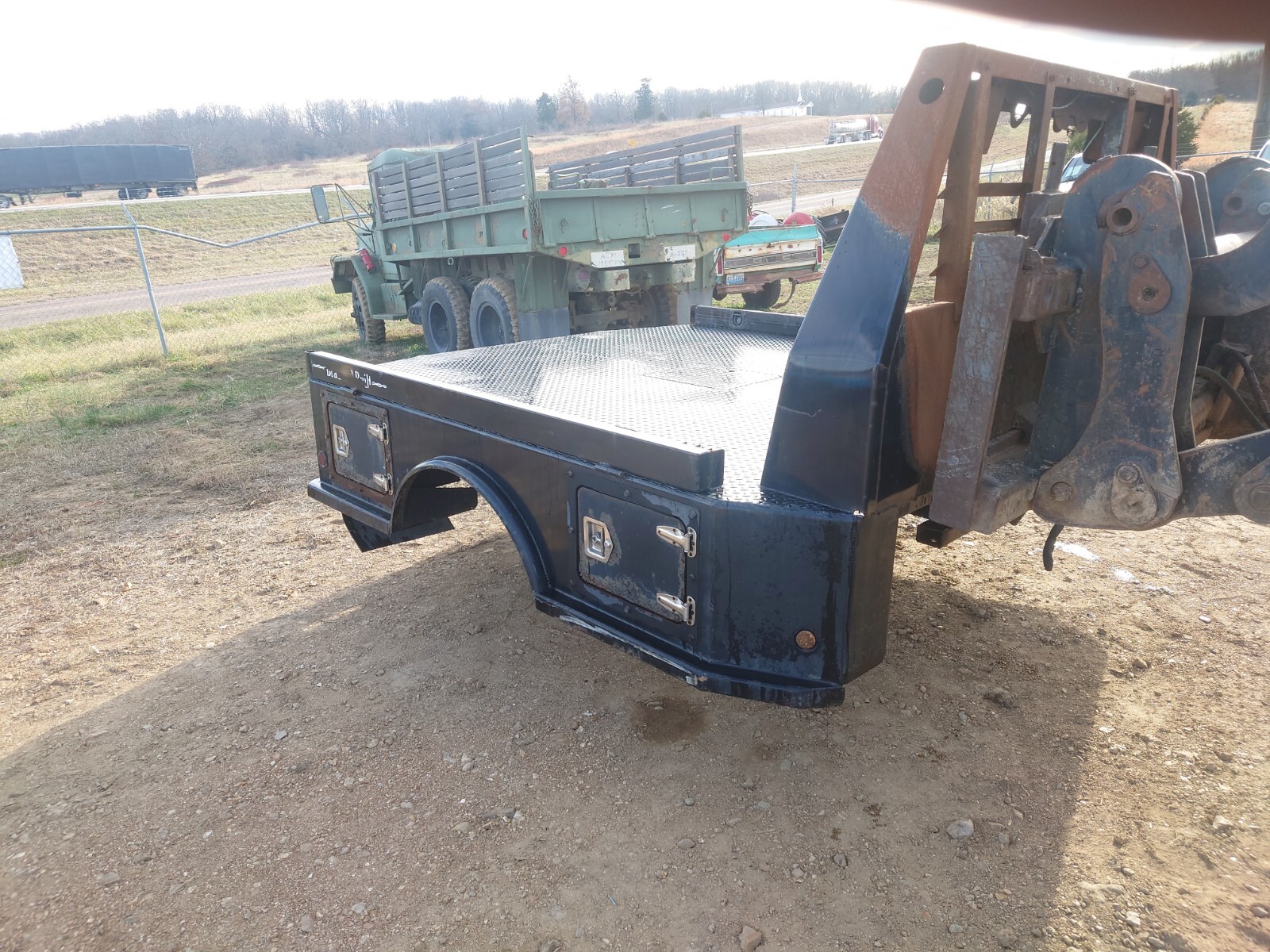 BRADFORD BUILT FLATBED DUALLY PICKUP LONG BED SKIRTED DODGE RAM 2010