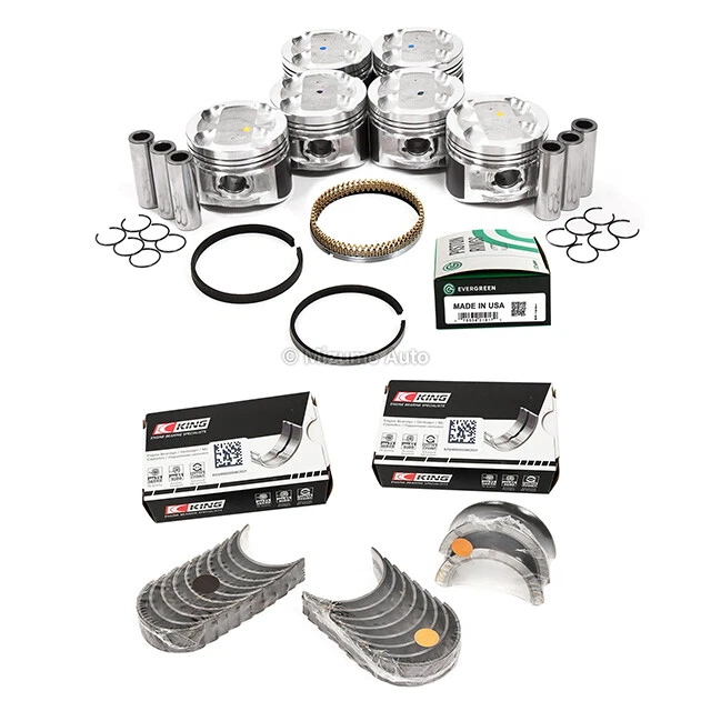 Full Gasket Set Pistons Bearings Fit 93-97 Lexus GS300 SC300 Toyota Supra 2JZGE - Image 3 of 4