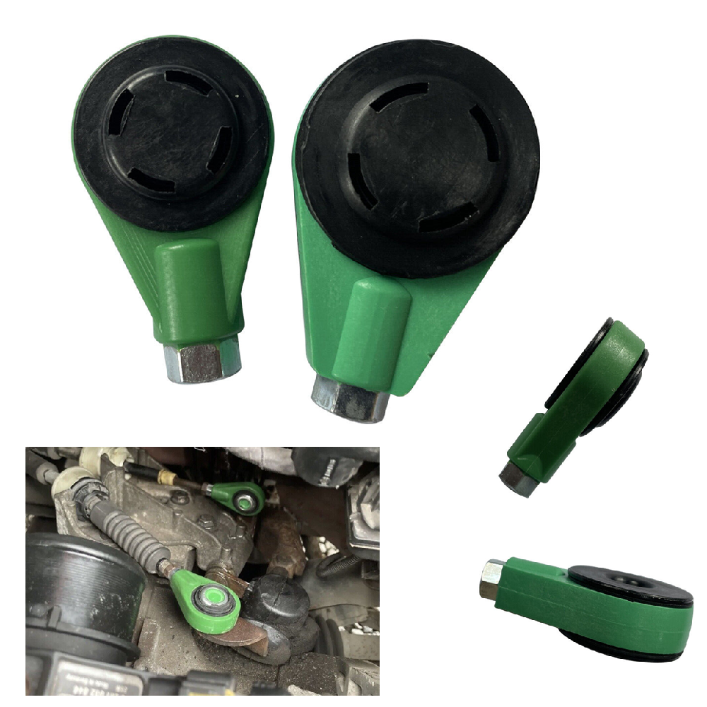 2X GEAR CABLE LINKAGE ENDS PAIR BUSH REPAIR FOR FIAT 500 FORD KA 2007