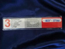 400 Day / Anniversary Clock .0028 Suspension Spring / Wire - Horolovar 