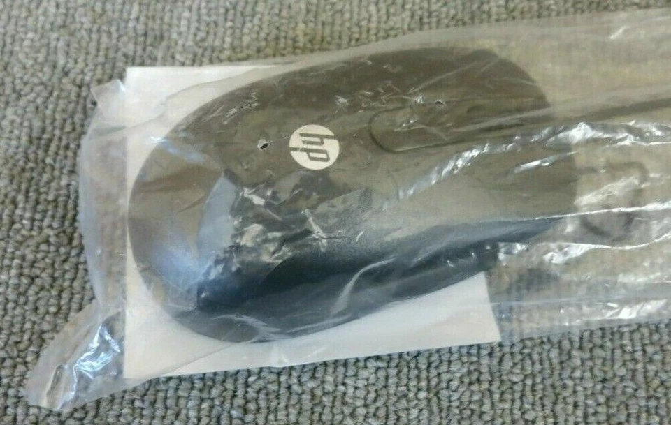 New HP MOFYOU 672652-001 USB Wired Optical 3 Button Black Scroll Wheel Mouse - Image 2 of 3