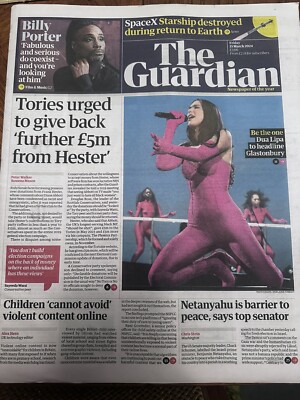 The Guardian 16. März 2024 16.3.24 Dua Lipa