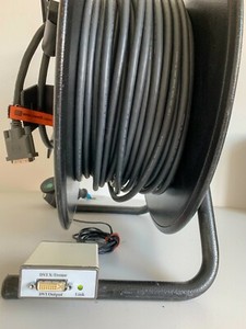 DVI 60m auf Trommel mit Netzteil und Verstärker (Black Diamond)