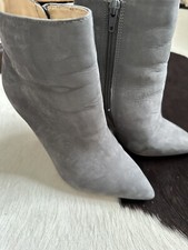 Damen Stiefelette 36 Maus-grau Buffalo London Guter Zustand Reißverschluss Nubuk
