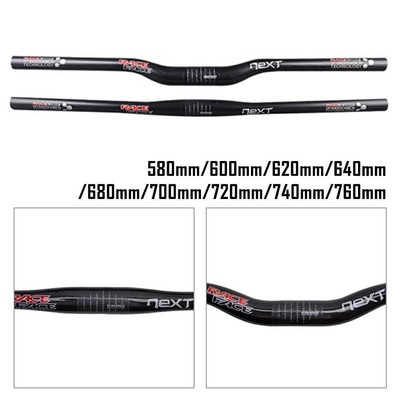Race Face NEXT Handlebar 31.8mm Riser/Flat Bar Matte Carbon Fiber Fit MTB 3k