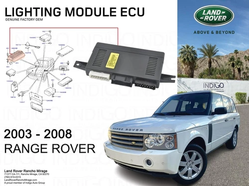 Land Rover Lighting Module ECU Range 03-09 YWC500282 OEM