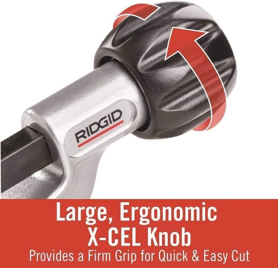 RIDGID 31622 Screw Feed 1/8-1 1/8&#34; Tubing & Conduit Cutter w/EXTRA Wheel USA - Image 2 of 4