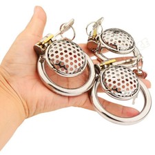 Metal Ventilate Male Chastity Cage Peni Rings Locks for Men Chastity Device