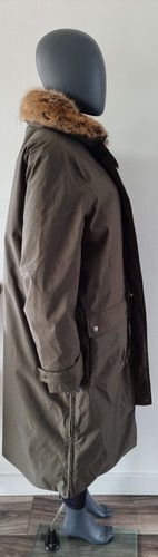 JOULES Wilcote Womens Waterproof Padded Raincoat Khaki Size 16 Rrp£129 - Picture 7 of 19