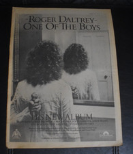 Roger Daltrey (THE WHO)  Ian Gillan Band  album ad rock and roll newspaper  1977