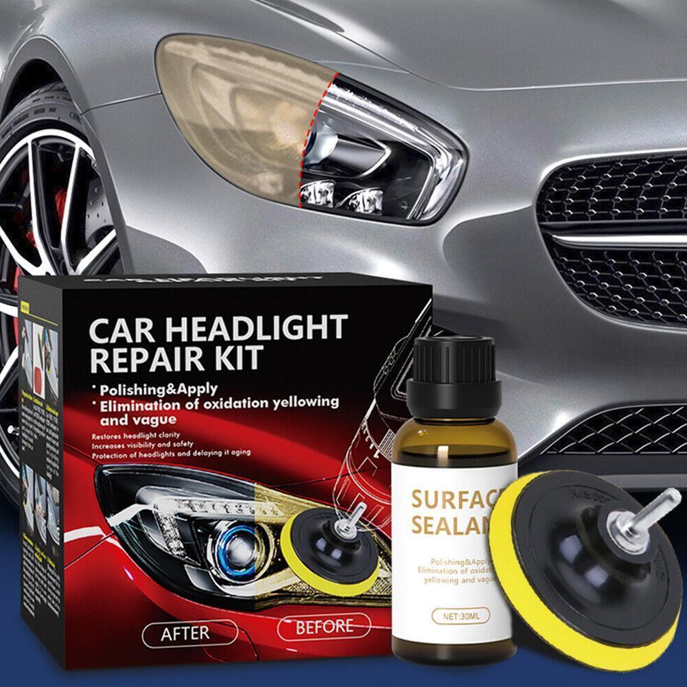 Car Headlight Restoration Polishing Kits Auto Headlamp Lens Repair BEST