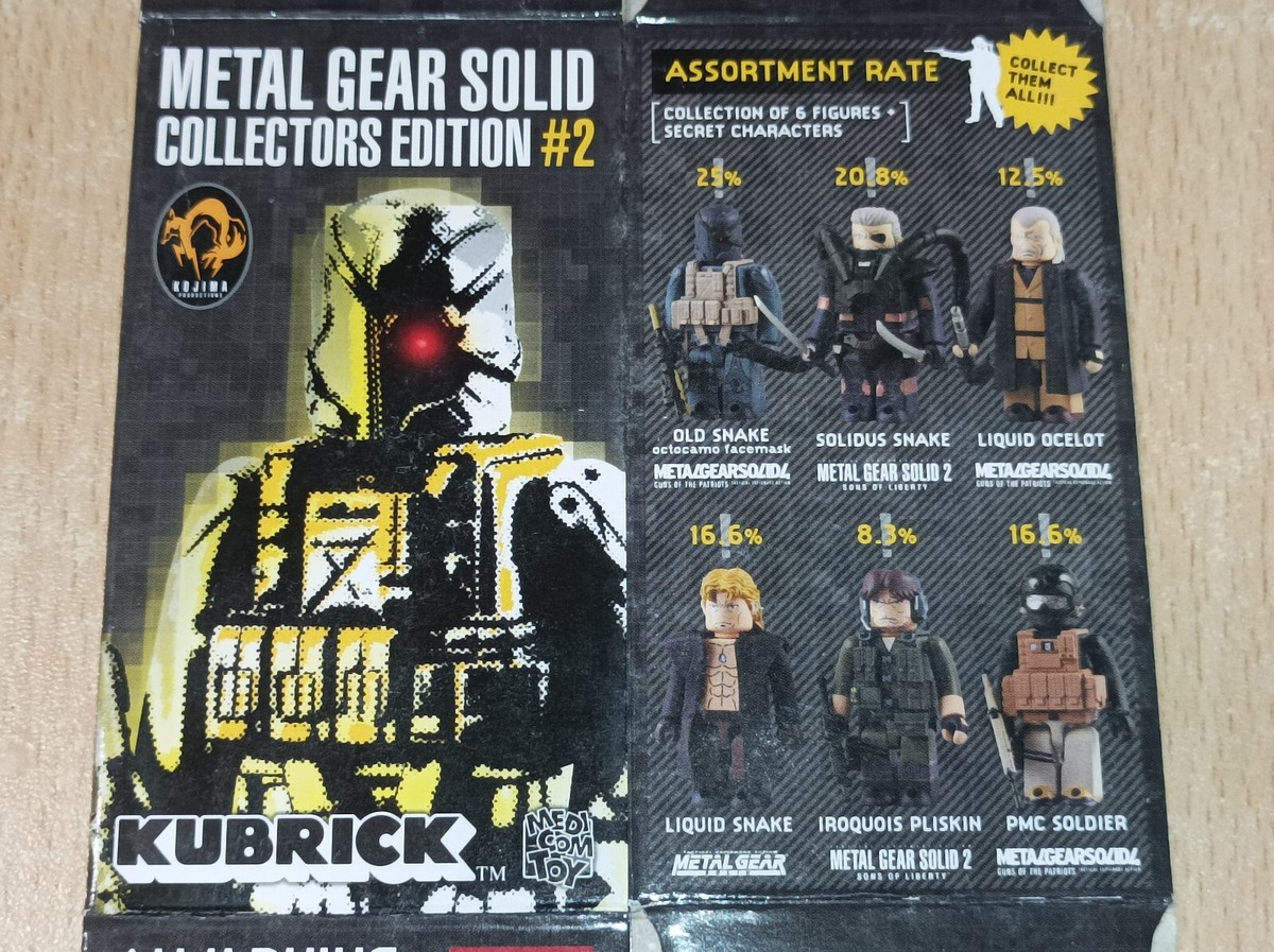 メタルギアソリッド キューブリック 6体セット フィギュア メタルギアソリッド キューブリック 6体セット フィギュア Konami