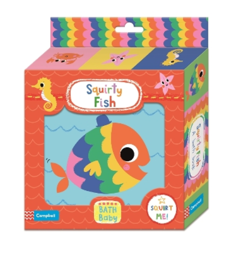 Campbell Books Squirty Fish Bath Book (Libro impermeabile)