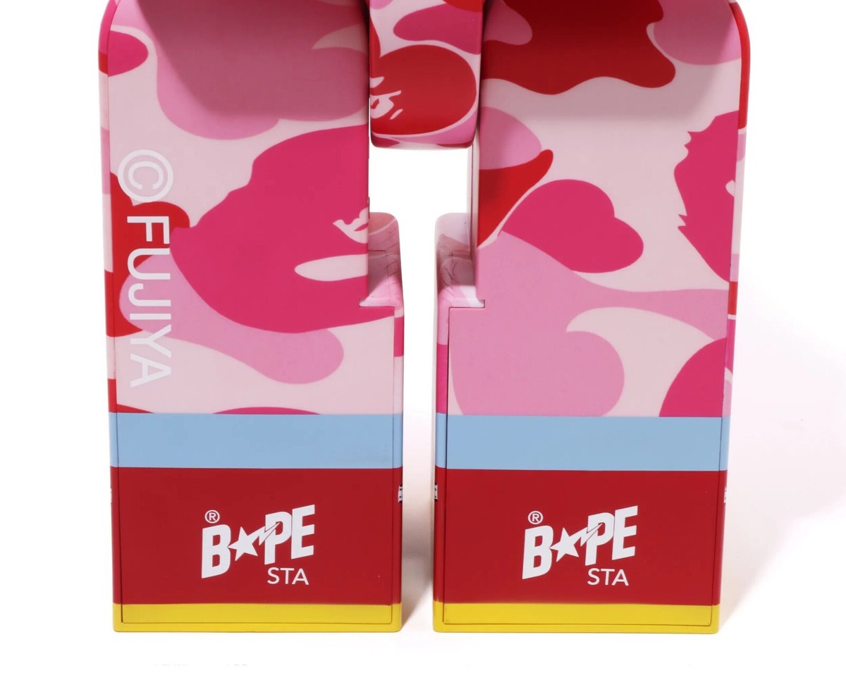 A BATHING APE BAPE x FUJIYA ABC CAMO PEKO BE@RBRICK 1000 A BATHING APE BAPE x FUJIYA ABC CAMO PEKO BE@RBRICK 1000