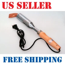 300W 110V Soldering Iron Heavy Duty Chisel Point Copper Tip Craft Manufacturing