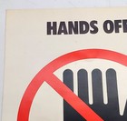 Coulter Electronics Hands Off! Sign/Product Catalog Cut Out | eBay