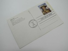 USPS Scott UX179 19c Buffalo Bill First Day of Issue Postal Card
