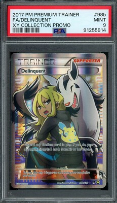 DELINQUENT 98b/122 XY COLLECTION PROMO PREMIUM TRAINER Pokémon