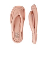 No Boundaries Women's Puffy Flip Flops - Slip On Sandals Pink Size 6