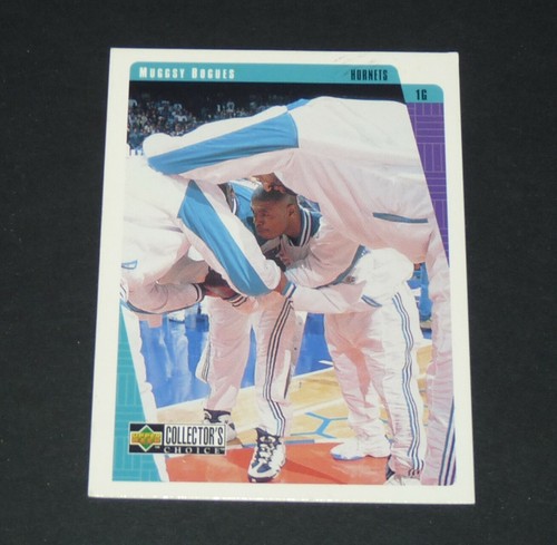 MUGGSY BOGUES CHARLOTTE HORNETS 1997-1998 NBA BASKETBALL UPPER DECK ...