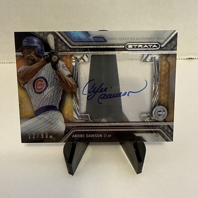 2016 Topps Strata Andre Dawson AUTO SA-AD /50 CUBS