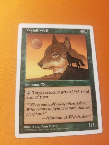 MTG Wyluli Wolf Fifth Edition 345 Regular Rare - Picture 1 of 2
