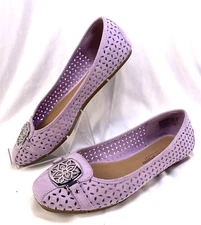 Christian Siriano for Payless Women’s Size 8 Purple Ballet Flats Lazer Cutout